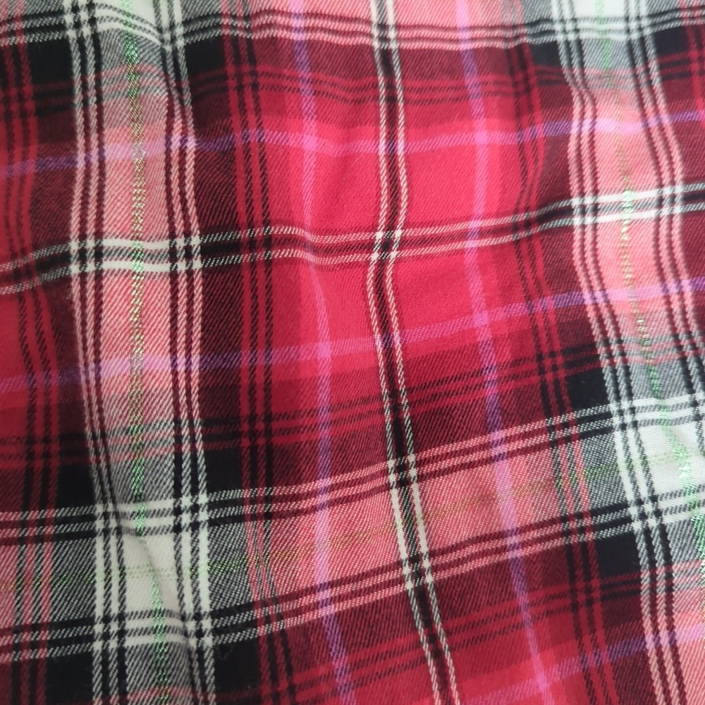 Victoria's Secret Women's Pajama Bottoms Pants Sz Small Plaid Pockets Drawstring - Picture 8 of 15